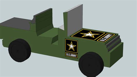 Pinewood Derby Jeep Template 2