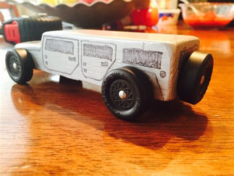 Pinewood Derby Jeep Template 4