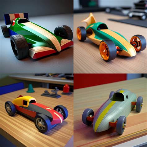 Modern Pinewood Derby Flyer Template