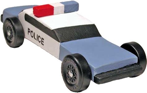 Pinewood Derby Police Car Template Designs