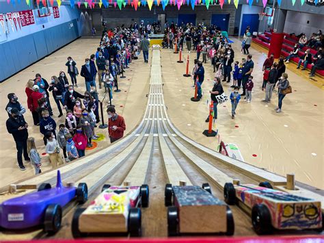 School Pinewood Derby Flyer Template