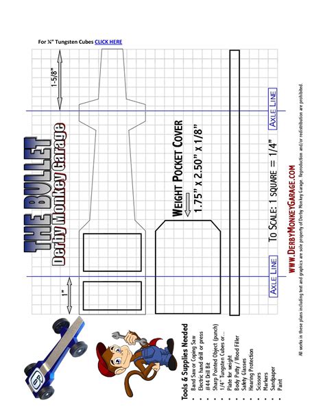 Pinewood Derby Flyer Template 3