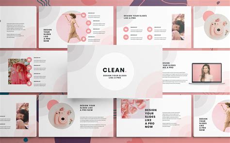 Pink Google Slides Templates Gallery 3