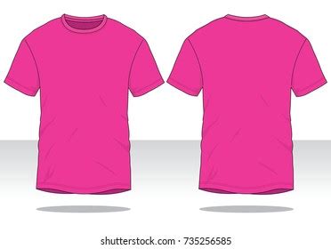 Pink T Shirt Template Design 1