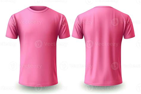 Pink T Shirt Template Design For Print On Demand