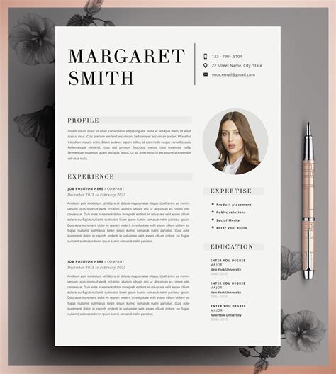 Pinterest Resume Template