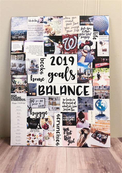 A vision board with a creativity theme