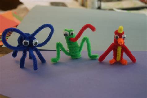 Image of pipe cleaner animals