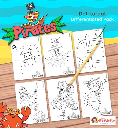 Pirate Dot to Dot