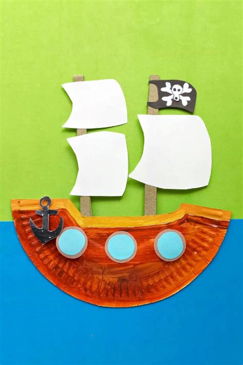 Pirate Ship Craft for Kids