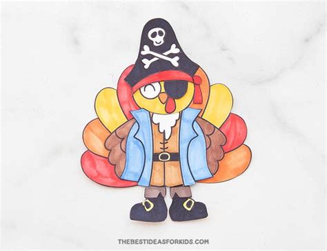 Pirate Turkey Disguise Printable