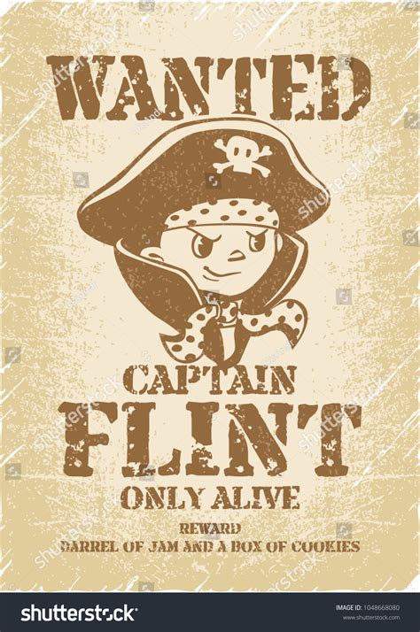 Pirate Wanted Poster Template 16