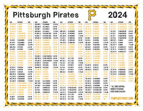 Pittsburgh Pirates Schedule Wallpaper