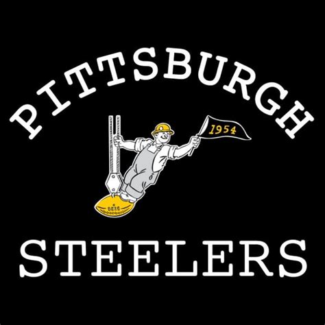 Pittsburgh Steelers alternate logo with a rectangular border