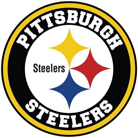 Pittsburgh Steelers emblem logo with a circular border