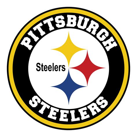 Pittsburgh Steelers logo with a circular border