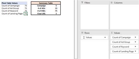 Pivot Table Best Practices