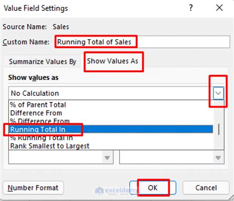 Pivot Table Running Total Issues