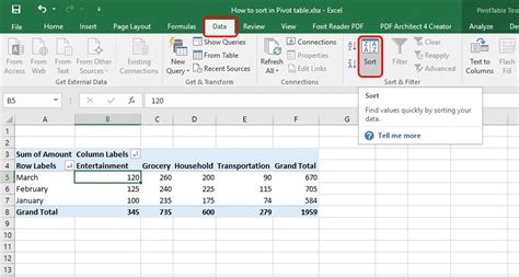 Pivot Table Sort by Custom Field