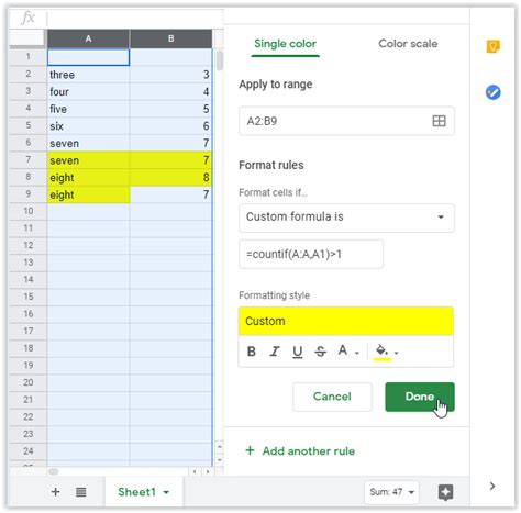 PivotTable to Highlight Duplicates in Excel