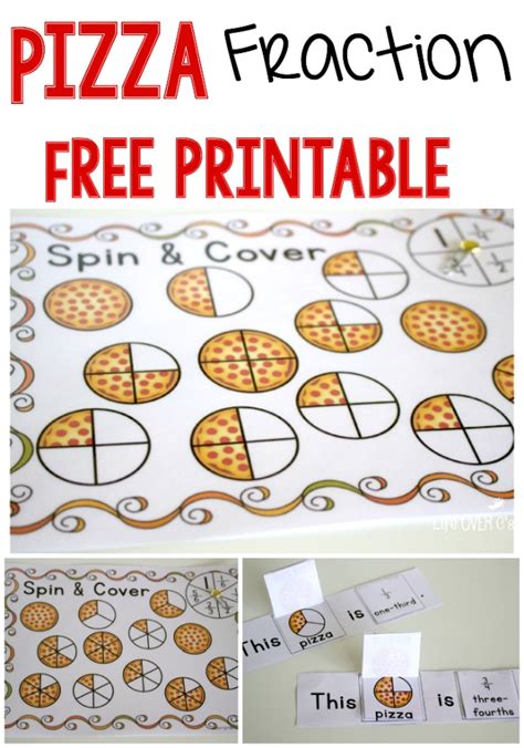 Benefits of Pizza Fractions Printables