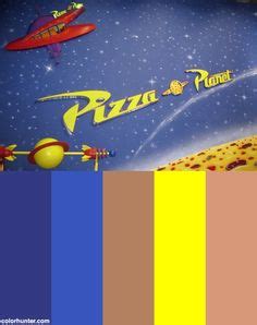 Pizza Planet color scheme