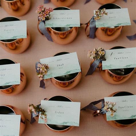 Place card ideas for parties