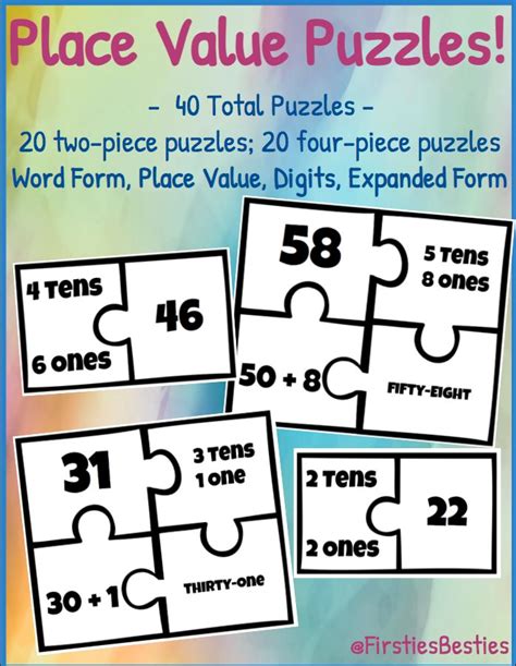 Place Value Puzzles for Kids