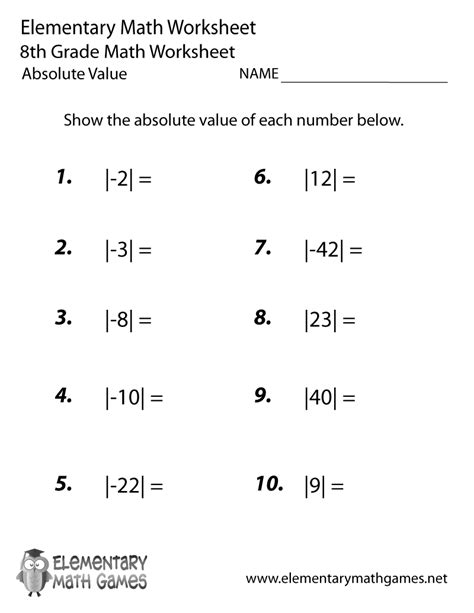 Place Value Worksheets for 8th Grade