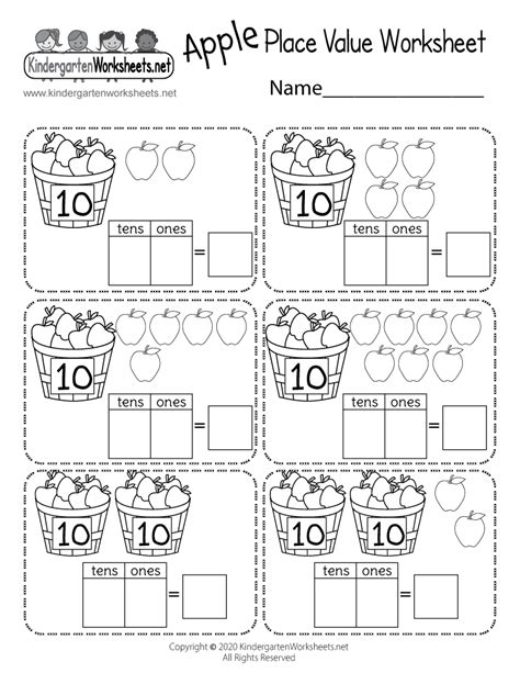 Place Value Worksheets for Kids