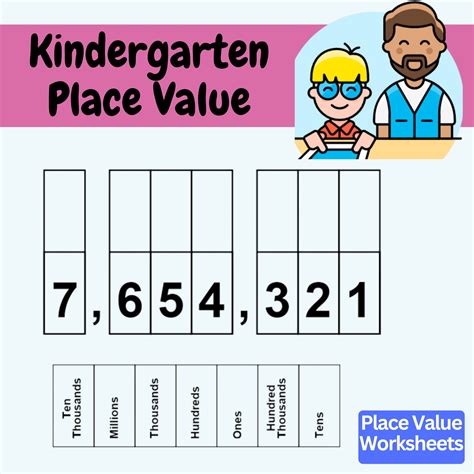 Place Value Worksheets for Kindergarten