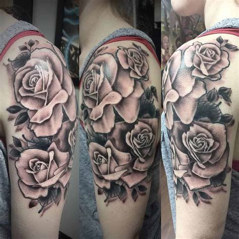 Placement ideas for rose tattoos