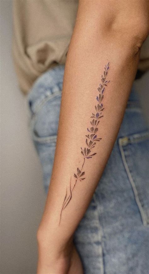 Placement of flower tattoos