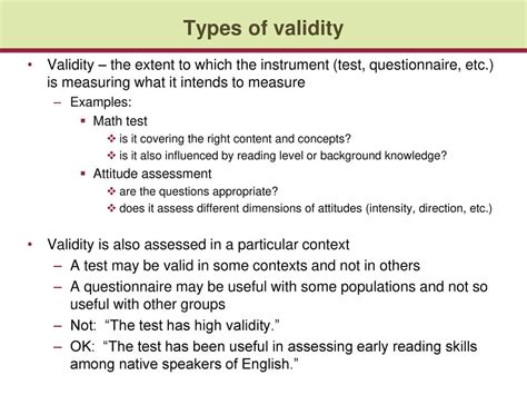 placement test validity