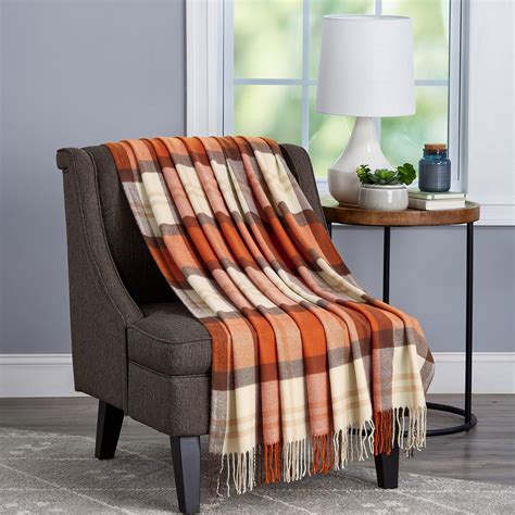 Plaid Blanket Color Pop Ideas