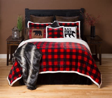 Plaid Blanket Rustic Chic Ideas