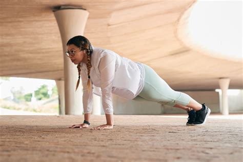 Plank hold exercise