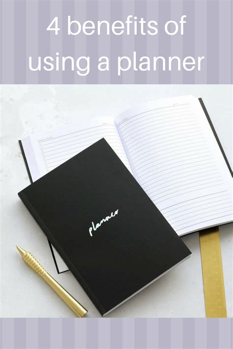 Benefits of using a planner