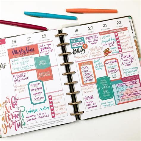 Planner Inspiration for Productivity