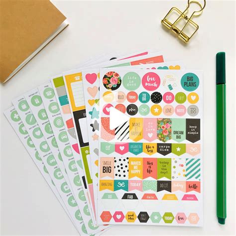 Free Planner Stickers for Productivity