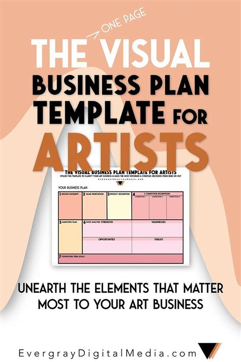 Planner template for artists