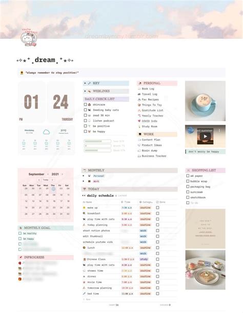 Cute Planner Templates Example 5