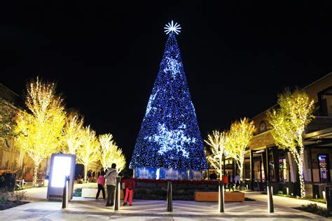 A tree lighting ceremony in Plano