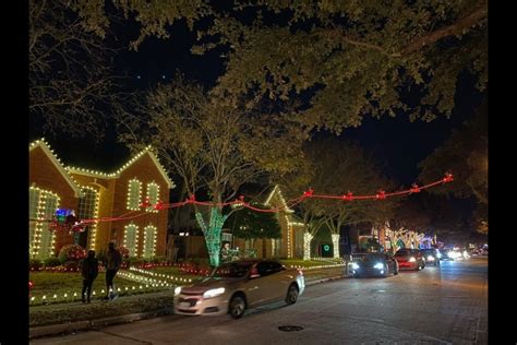 A winter wonderland scene in Plano