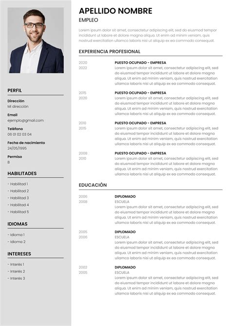 Plantilla CV personalizada