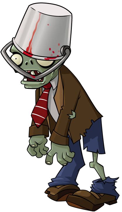 Plants Vs Zombies Buckethead Zombie Character