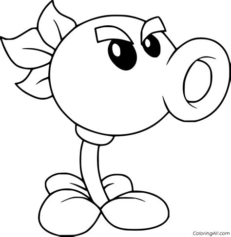 Plants vs Zombies Character coloring page