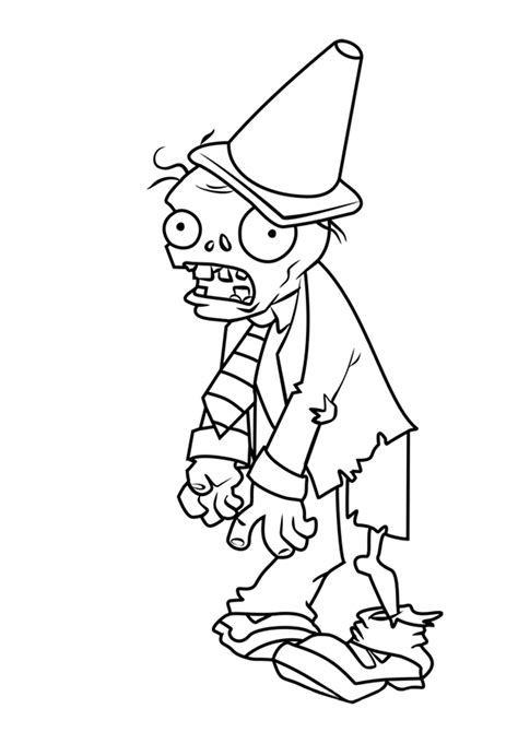 Plants vs Zombies coloring pages for kids