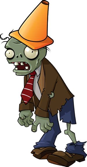 Plants Vs Zombies Conehead Zombie Character