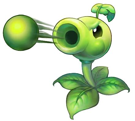 Plants Vs Zombies Peashooter Character